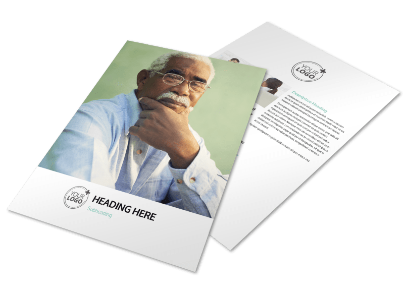 Depression & Anxiety Counseling Flyer Template Preview 1