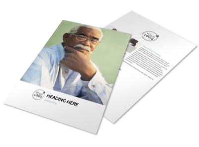 Depression & Anxiety Counseling Flyer Template preview