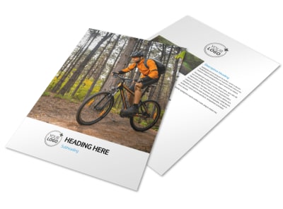 Bike Repair Flyer Template preview