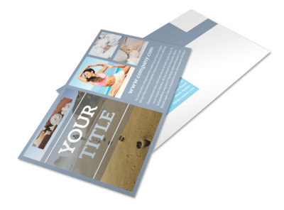 Reflexology Clinic Postcard Template 2 preview