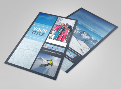 Big Mountain Ski Resort Flyer Template 3 preview