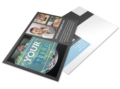 Language School Postcard Template preview