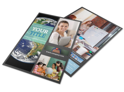 Language School Flyer Template preview