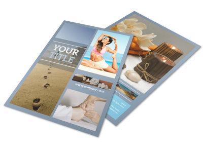 Reflexology Clinic Flyer Template preview