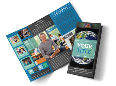 Language School Tri-Fold Brochure Template preview
