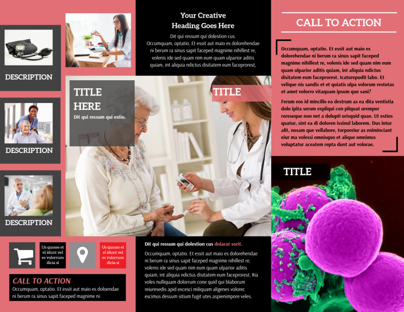 Dialysis Center Tri-Fold Brochure Template