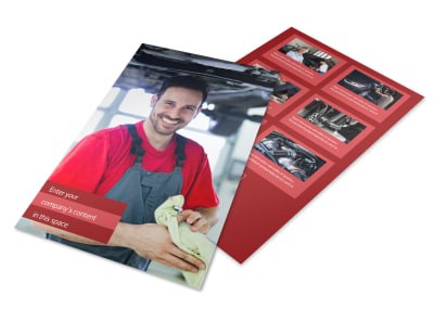 Oil Change Flyer Template 3 preview