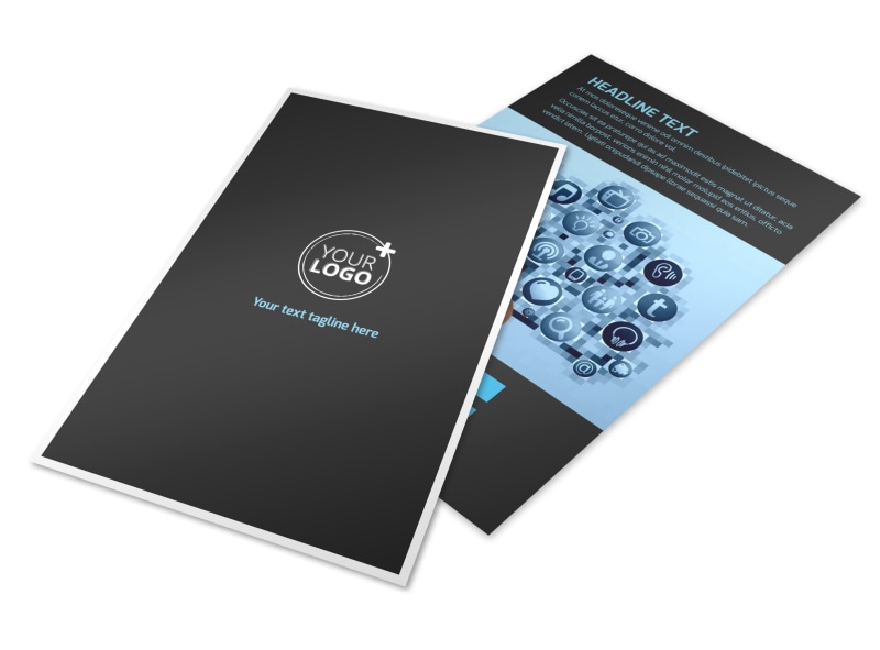 social media marketing flyer template mycreativeshop