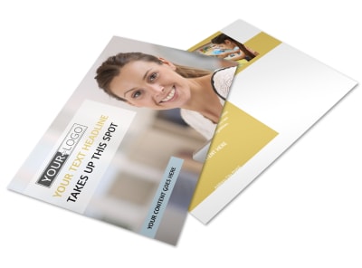 Leading Art & Design School Postcard Template preview