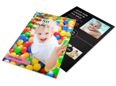 Childrens Activity Centers Flyer Template preview