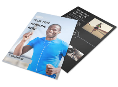 Running Clubs Flyer Template preview