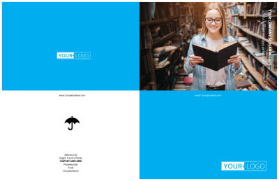 Book Store Brochure Template Preview 1