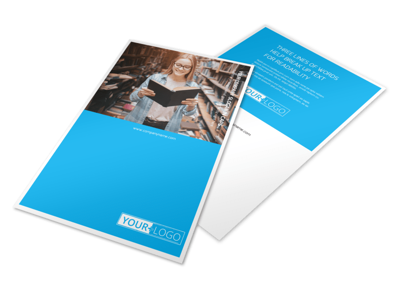 Book Store Flyer Template Preview 1