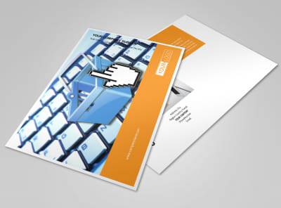 Ecommerce Business Consulting Postcard Template preview