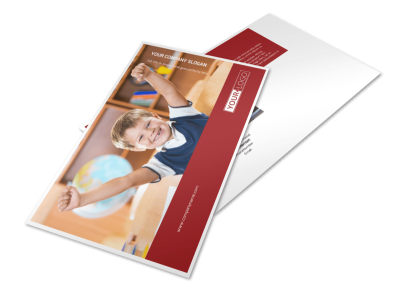 Catholic School Postcard Template preview