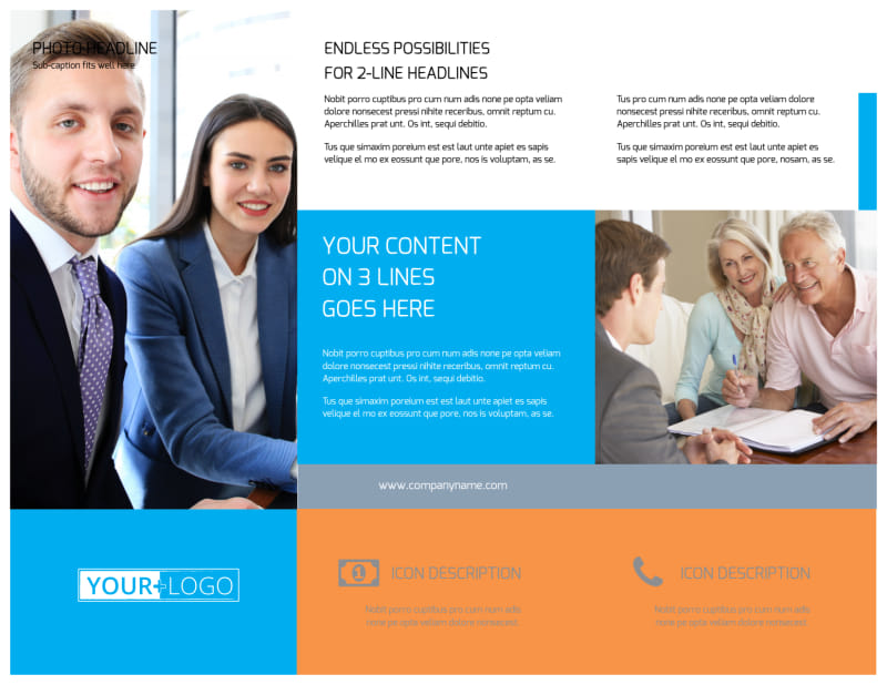 Credit Counseling Brochure Template | MyCreativeShop