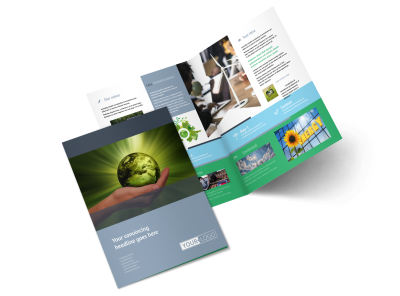 Energy Conservation Consultants Bi-Fold Brochure Template 2