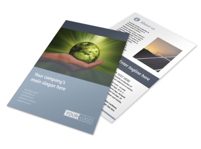Energy Conservation Consultants Flyer Template 3 preview