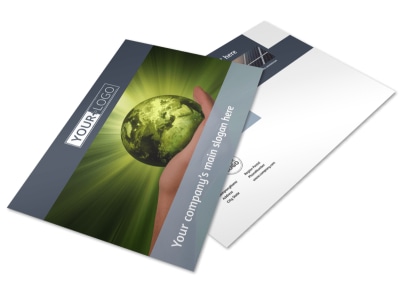 Energy Conservation Consultants Postcard Template preview