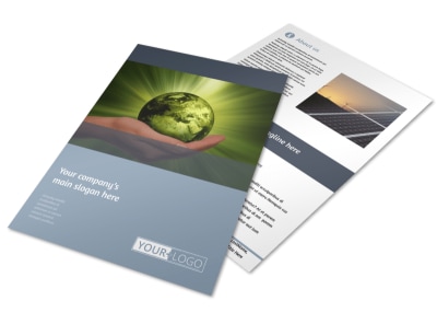 Energy Conservation Consultants Flyer Template preview