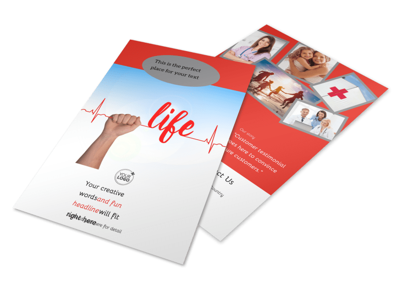 Blood Donation Centers Flyer Template Preview 1