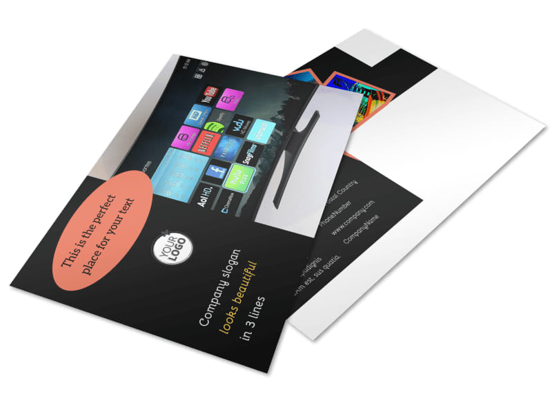 DVD Video Production Postcard Template