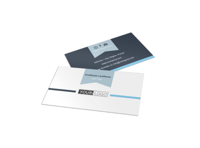 Civil Engineers Business Card Template