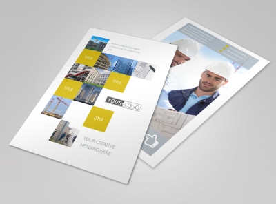 Commercial Construction Flyer Template 3 preview