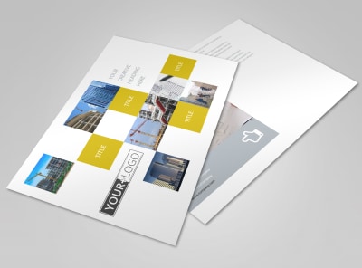 Commercial Construction Postcard Template preview