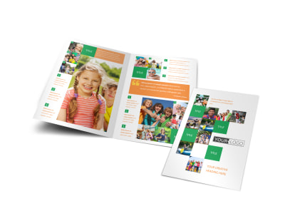 Community Non Profit Bi-Fold Brochure Template preview