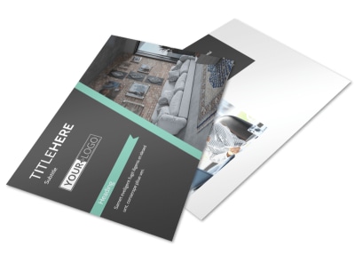Furniture Store Postcard Template 2 preview