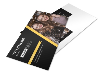 Night Club & Lounge Postcard Template 2 preview