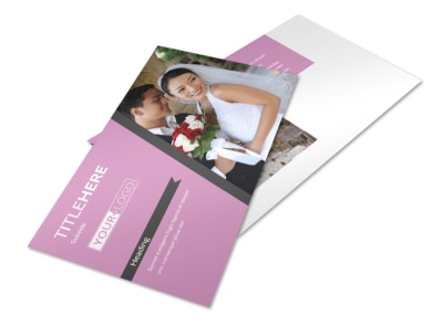 Wedding Service Venue Postcard Template 2 preview