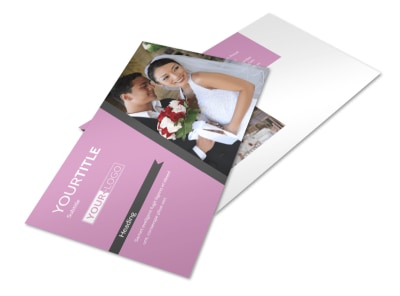 Wedding Service Venue Postcard Template 2 preview