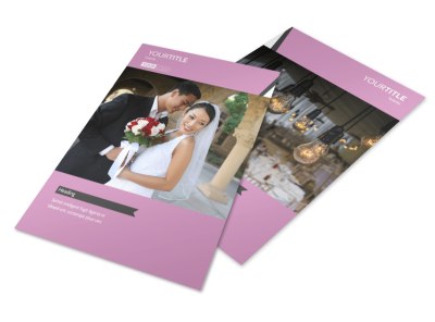Wedding Service Venue Flyer Template 3 preview