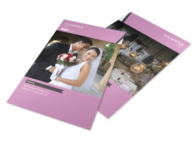 Wedding Service Venue Flyer Template 3 preview