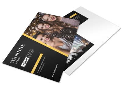 Night Club & Lounge Postcard Template preview