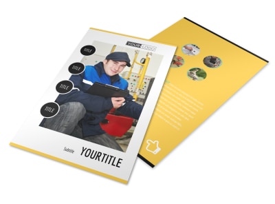 Plumbing Services Flyer Template 3 preview