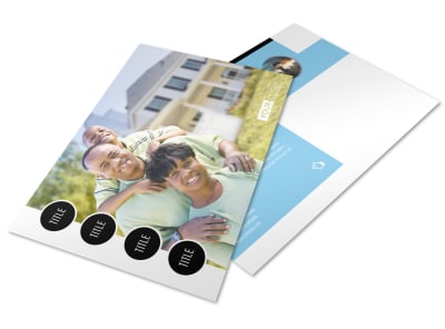Financial Planner & Consultant Postcard Template preview