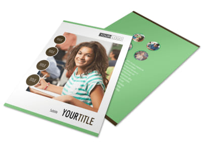 Tutoring Center Flyer Template preview