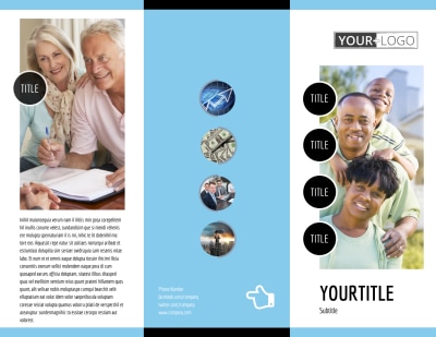 Financial Planning Brochure Template Preview 1