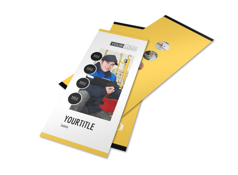 Plumbing Services Flyer Template 2