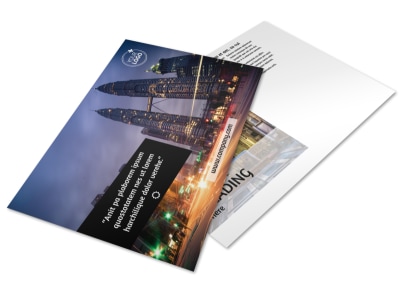Architecture & Design Postcard Template preview