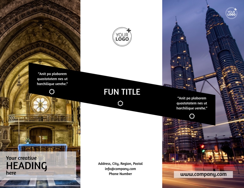 Architecture & Design Tri-Fold Brochure Template