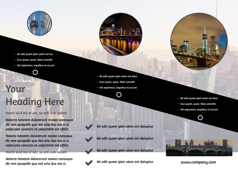 Architecture & Design Tri-Fold Brochure Template