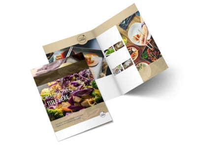 Asian Restaurant Bi-Fold Brochure Template 2 preview