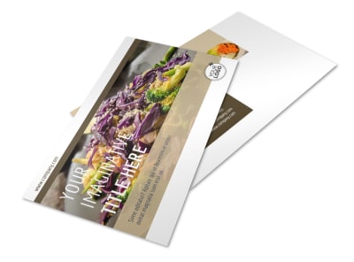 Asian Restaurant Postcard Template 2 preview