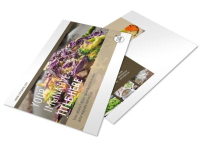 Asian Restaurant Postcard Template preview