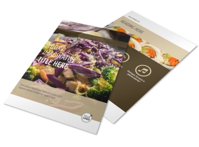 Asian Restaurant Flyer Template preview
