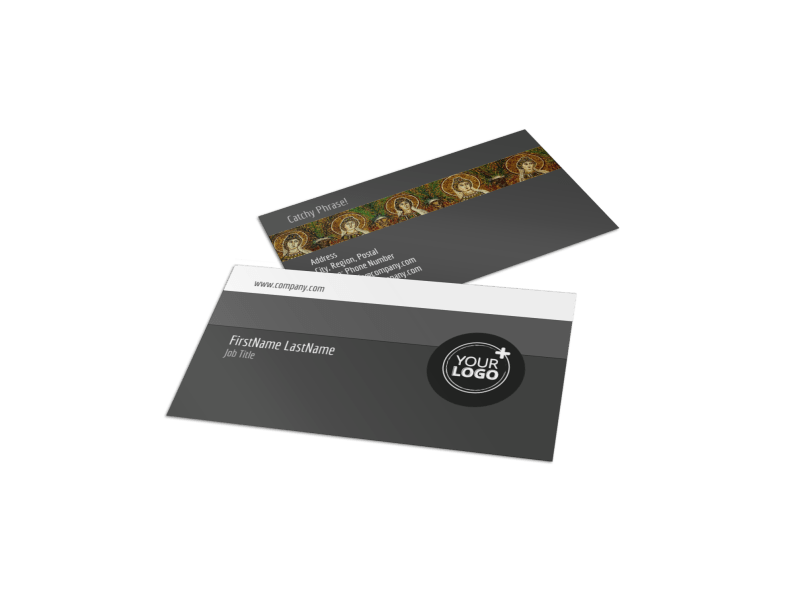 Art Exhibit Business Card Template